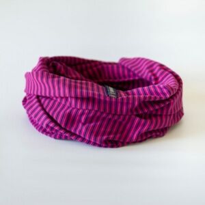 Lululemon Plum and Blue Striped Vinyasa Scarf/Wrap *Rulu, One Size